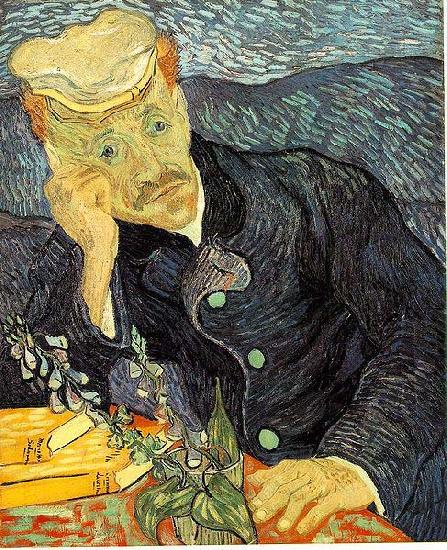 Vincent Van Gogh Portrait of Dr. Gachet was painted in June oil painting image